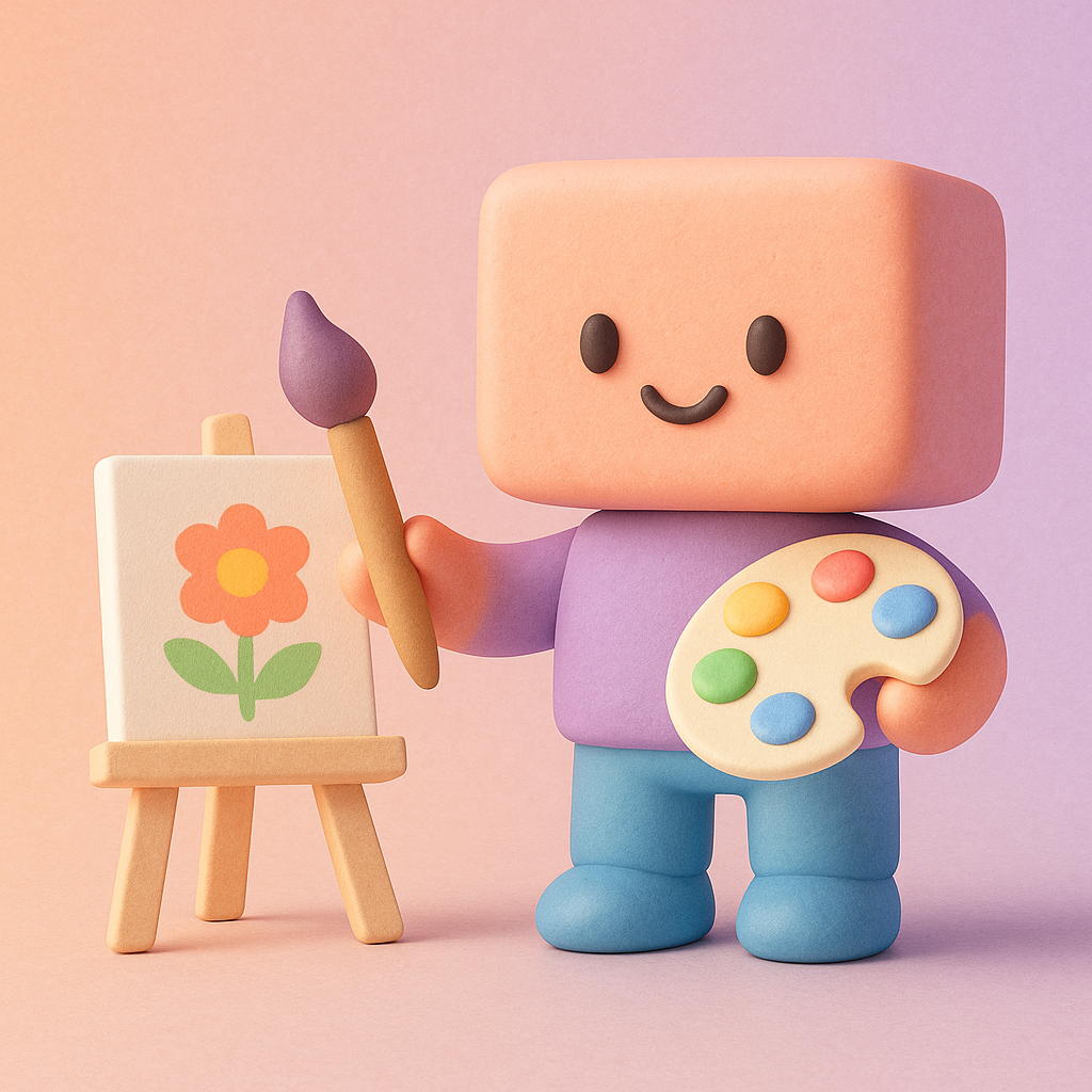 Mascotte activités artistiques